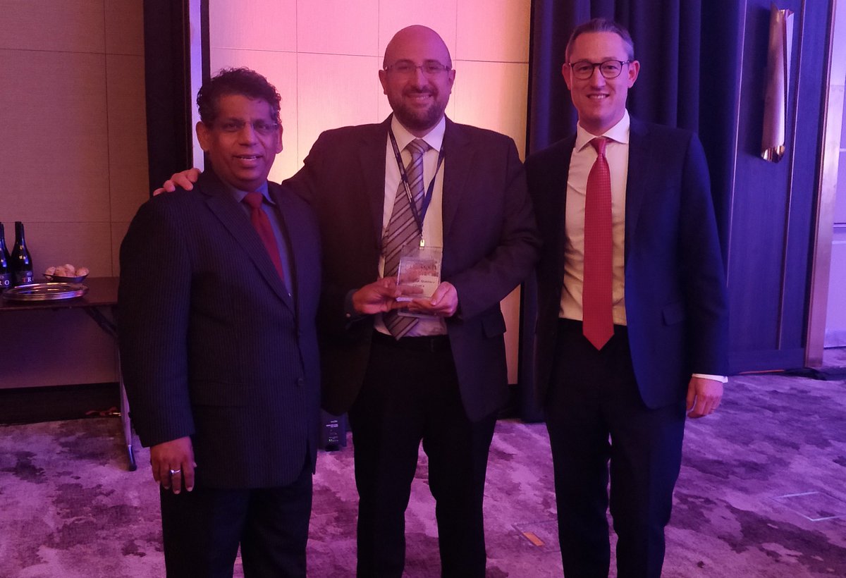 PetuumInc's tweet photo. We are thrilled to announce that Petuum and @CEMEX received the "Cement Project of the Year" Award at #Cemtech Europe 2019. We are honored to receive this award and so proud of everyone on the #Petuum and #CEMEX teams that worked so hard to bring #Artificialntelligence to #cement https://t.co/wHEehjPmwk