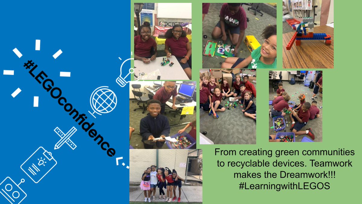 KatriceHall13's tweet photo. Check out these students from Baton Rouge, LA show and tell their LEGO Confident stories.  #LEGOCONFIDENT https://t.co/XfLJuMz4kN  (<---Click Video)
@LEGO_Education https://t.co/HFBGNc8Wlj