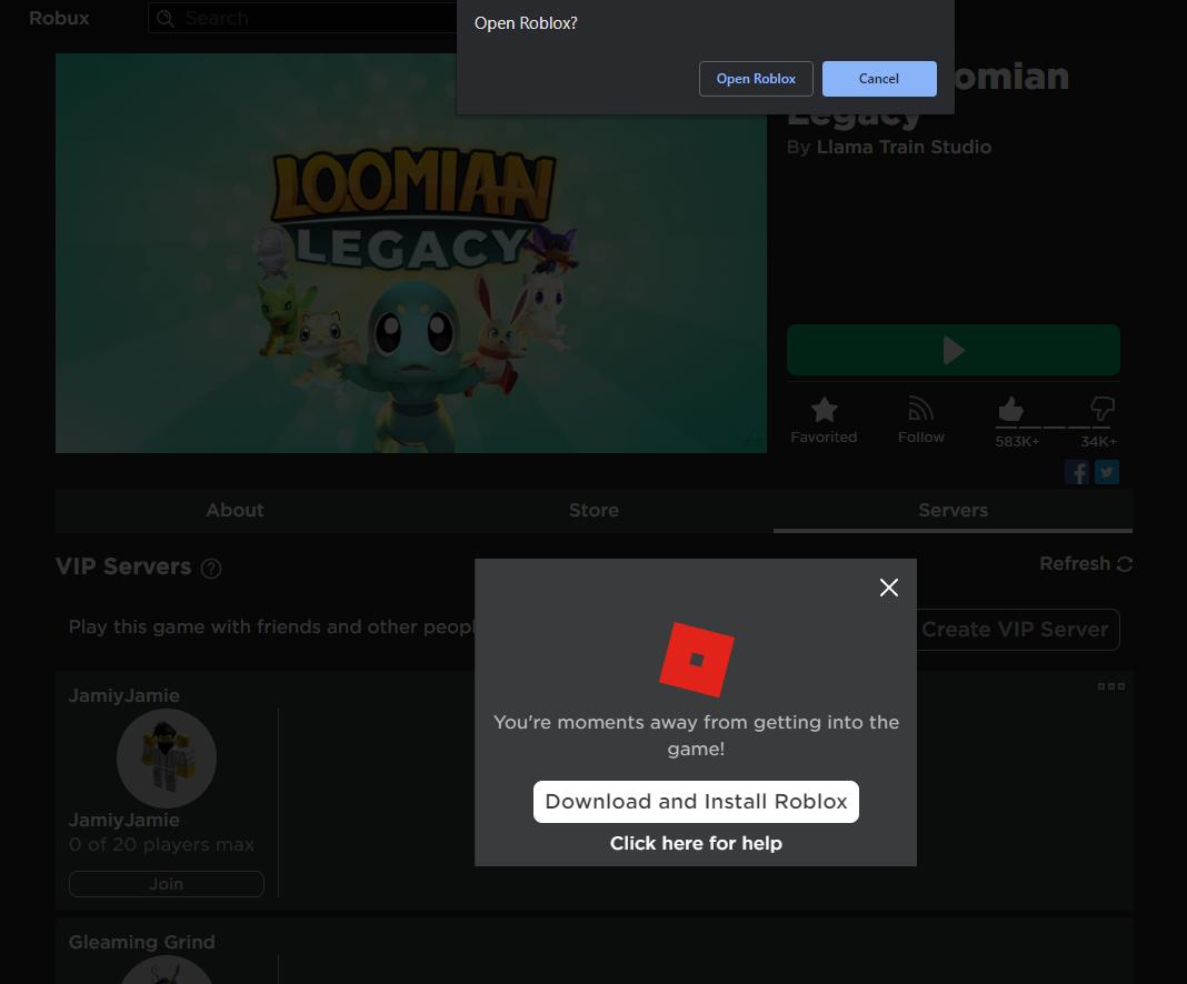 How to open roblox