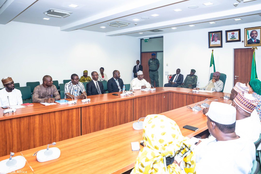 YIAGA's tweet photo. The YIAGA Centre for Legislative Engagement was pleased to meet with Rt.Hon @femigbaja Speaker @HouseNGR to present findings of our research on the performance of the #8thNASS lessons for the #9thNASS. The report will be released on Oct 4th.The study was supported by @EUinNigeria https://t.co/1HGGIxJcDC