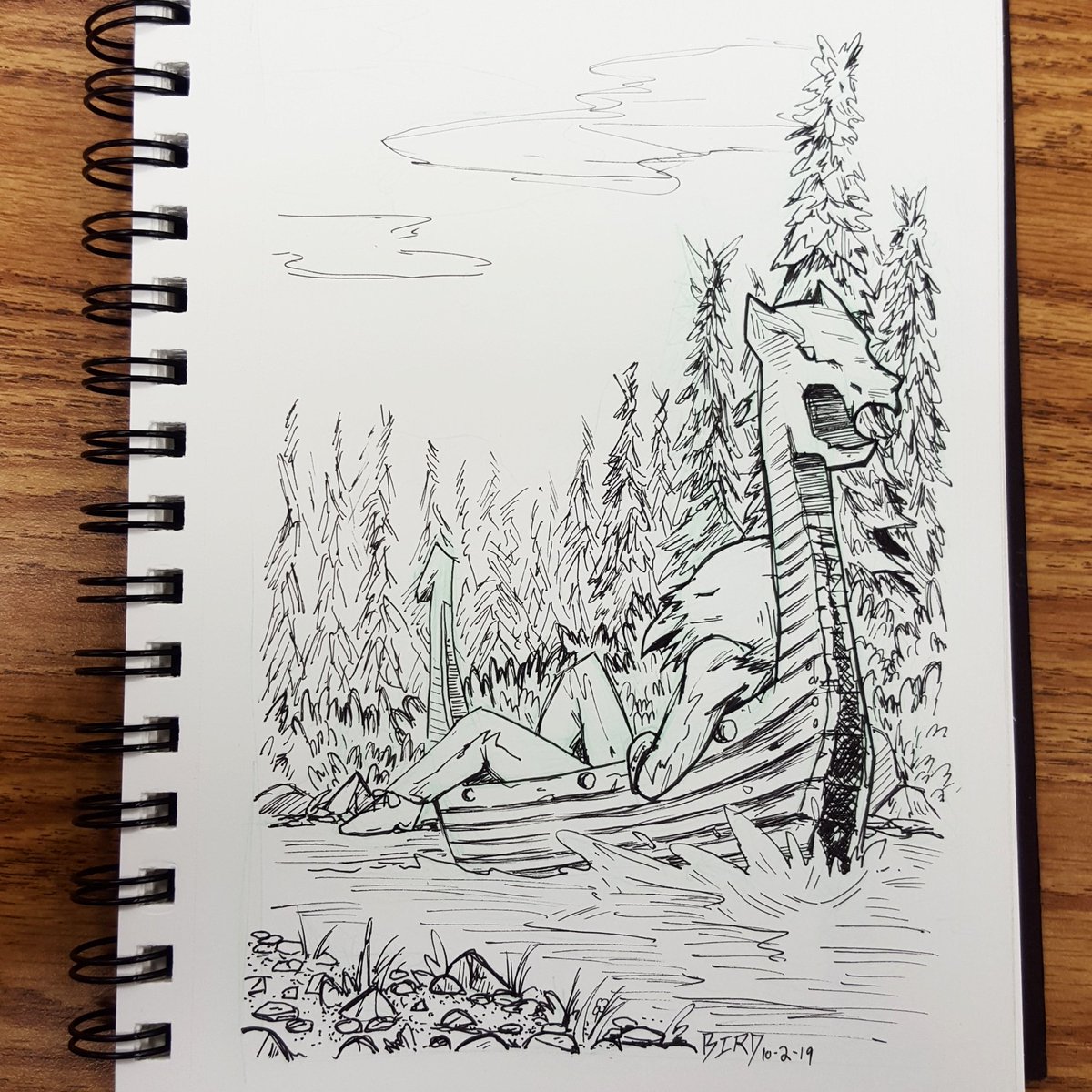 BirdNinjaArt's tweet photo. Day 2, mindless.
#inktober #inktoberday2 #comics https://t.co/dA0eo9ZKAd