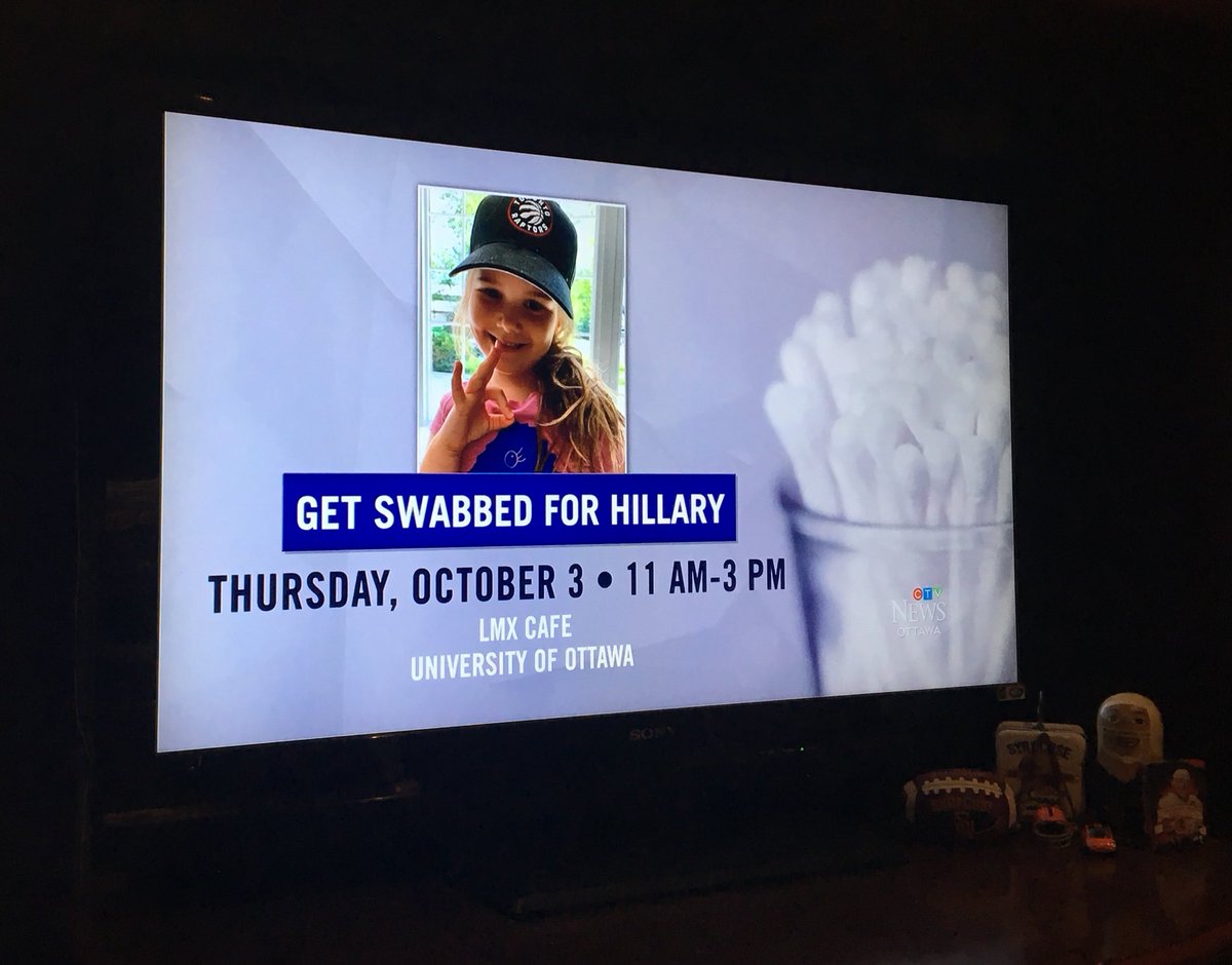 @StartWithHills - just caught a beautiful glimpse of you on @ctvottawa!! #startwithhillary #getswabbed #ocsb pls retweet: @EducatorJess @nick_ngafook @tracy_tcrowe @uOttawa @uOttawaEdu @OttCatholicSB @OCDSB @JJuaneOCSB