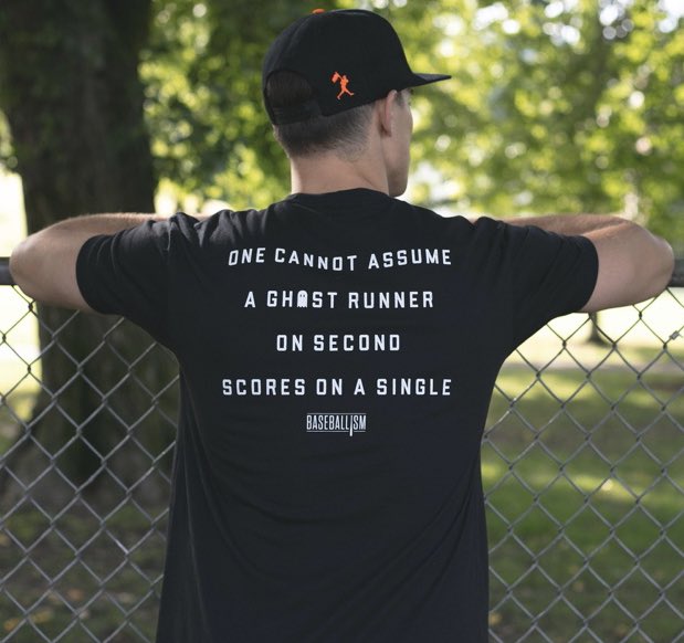CircleCityWiff's tweet photo. Baseballism out here releasing some Wiffleball merch for October 👻🤔 #GhostRunnersArePeopleToo https://t.co/e1OOPTSwFo