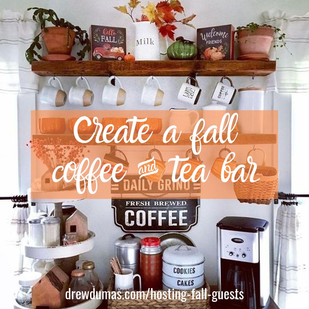 tabithadumas's tweet image. Are you hosting fall guests? Here are great ideas to make them feel welcome. drewdumas.com/hosting-fall-g… #fallhosting #hospitality #dreadumasrealtor #coffeebar