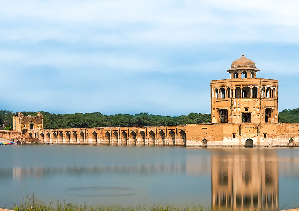 The Hiran Minar complex in Sheikhupura, Pakistan embodies the Mughal relationship between humans, pets, and hunting.
