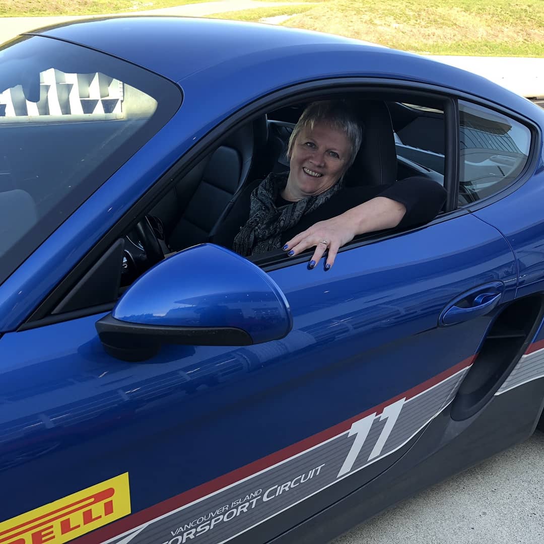 theJeannetteA's tweet photo. That was an amazing day thanks to @islandcircuit and #Sinclair and #icp #tempstar I drove 17 laps on the track in 5 different cars including this beauty! Another bucket list item 🏁🏎 But now I want a #BMW 240i as I don't think Darcy will agree to a Porsche https://t.co/nMC7YFGPd1