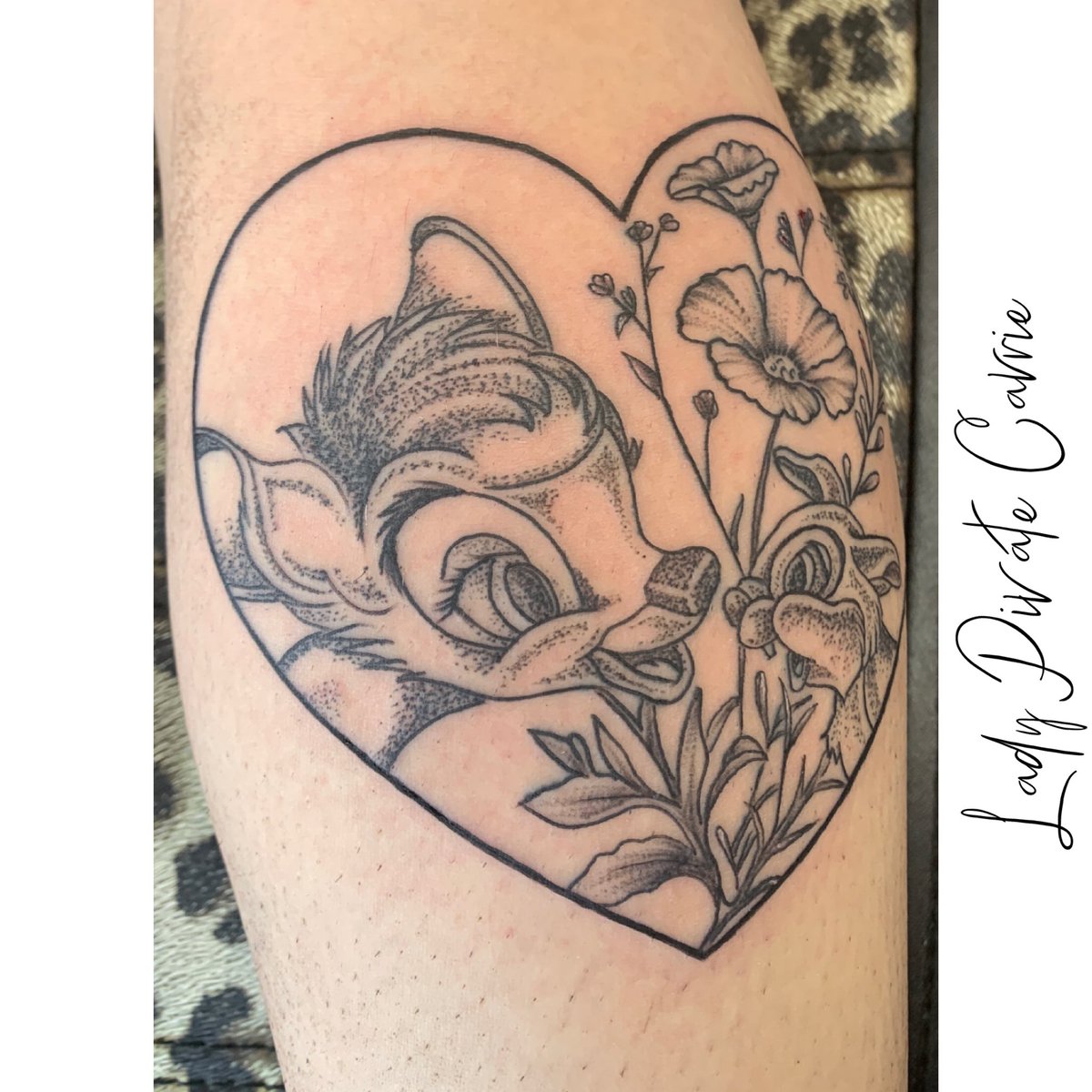 #disney #dotwork #bambi #tattoo
