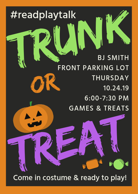 BJ__Smith's tweet photo. It's almost time for our 3rd annual Trunk or Treat! https://t.co/TEFocOwRrP