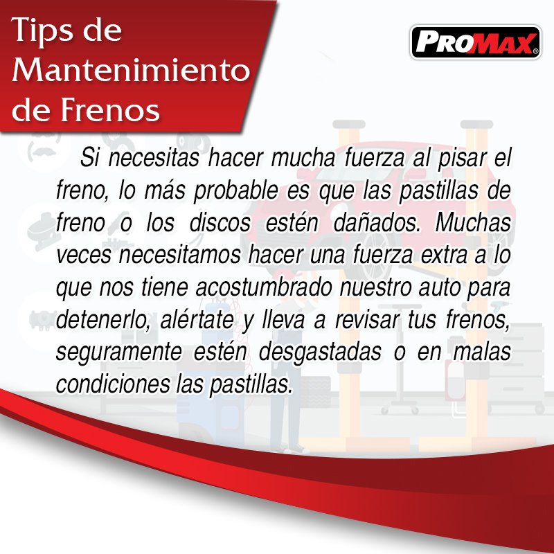 PromaxEcuador's tweet photo. 🔺️Tips de Mantenimiento de Frenos🔺️ 
Frena Seguro,
Frena PROMAX

#promax #promaxecuador #promaxlatinoamerica #tipsdefrenado #tipspromax #frenasegurofrenapromax #pastillasdefrenosceramica #pastillasdefrenosemimetalicas #pastilladefrenossecuador 🚥 https://t.co/ahO4Oy9rmt