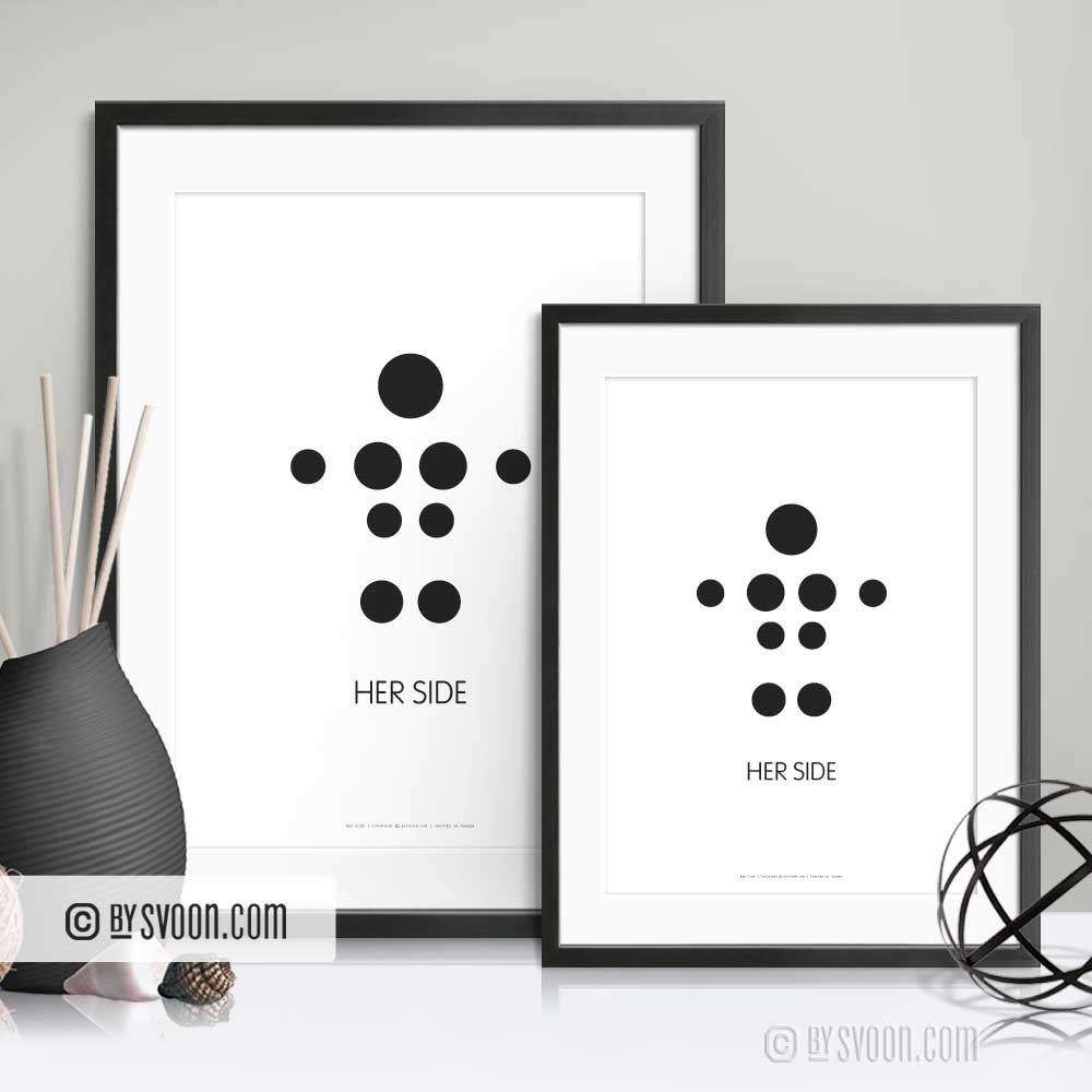 BySvoon's tweet photo. Her Side Print, Graphic Style Poster, Bedroom Wall Decor, Female Dotted Icon, Couples Print, Black & White, Quality Print, Gift for Him/Her https://t.co/r1SksnUob3 #bedroomdecor #herside #couplesgift #dottedicon #bysvoon #simpledoesit #prints https://t.co/6yGiHK3rBC