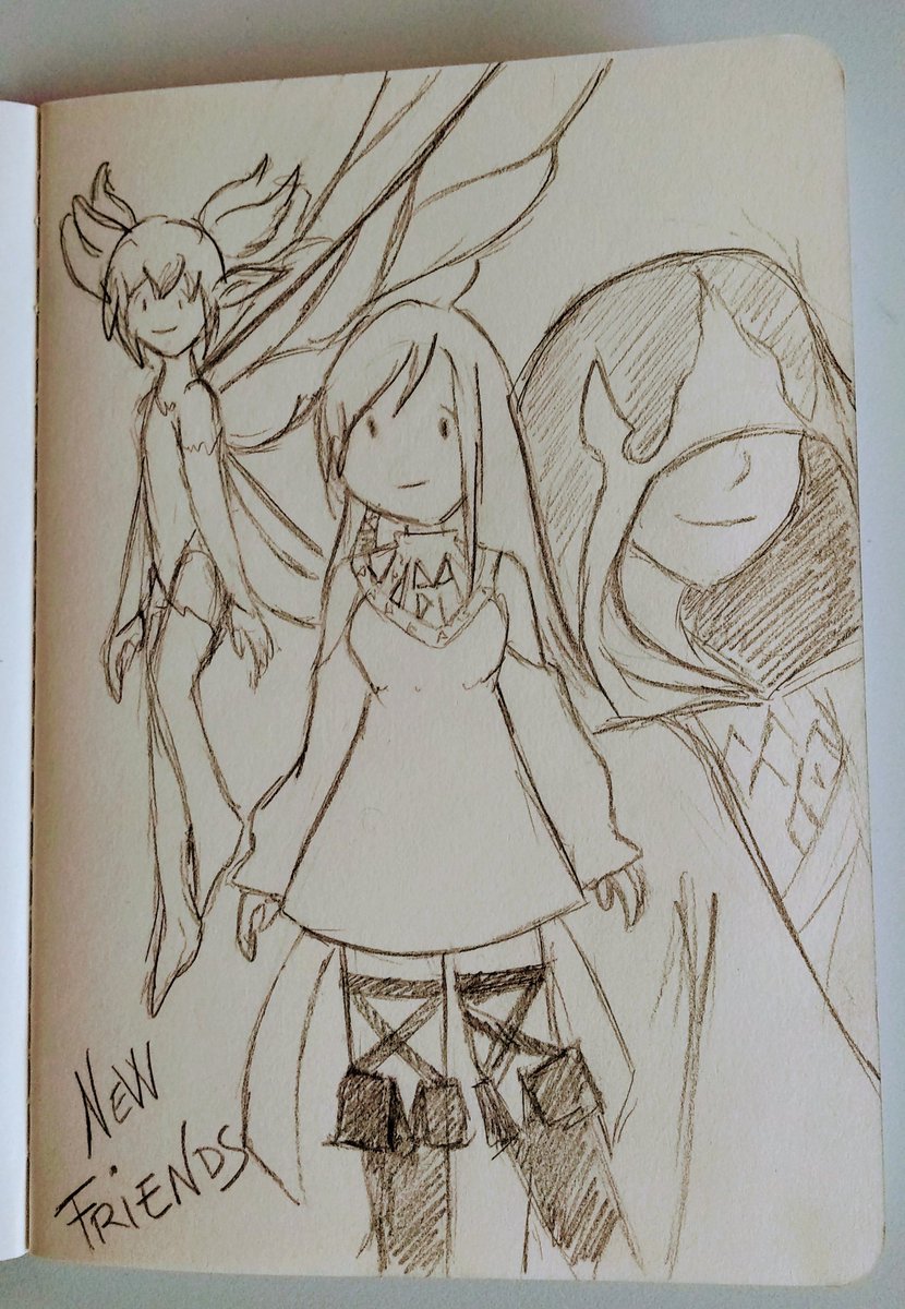 IryaDemew's tweet photo. Day 2: New friends
I will come later with day 1
#ffxivinktober #ffxivinktober2019 #ffxiv #Shadowbringers https://t.co/SKK02o29VQ