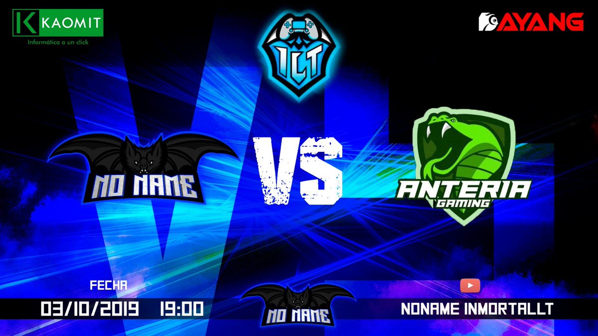 #FLMIIIEdición

SEGUNDA JORNADA

🗓: 03/10/2019
🏆: @InmortalLT
🆚: <a href="/AnteriaGaming/">🅐🅝🅣🅔🅡🅘🅐 🅖🅐🅜🅘🅝🅖</a>
⏰: 19:00🇪🇸
🔴: youtube.com/channel/UCdHUo…