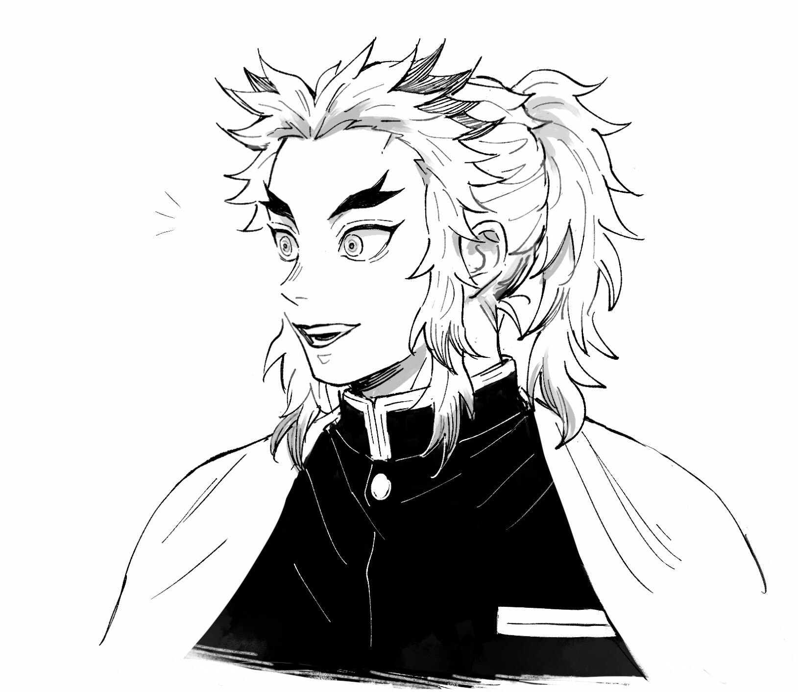 pillars never crumble — Rengoku with a ponytail!!