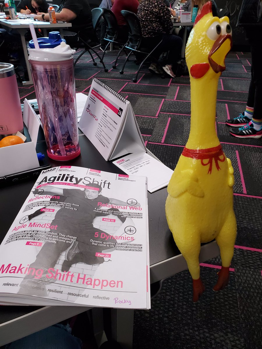 #AgilityShift training today! Great discussions and self discovery with Mr. Chuckles. <a href="/ChucklesMm2/">ChucklesMM2</a>
<a href="/jennifernava/">Jen Nava</a>