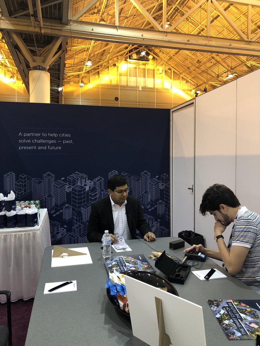 VoiceOfB2B's tweet photo. Just spoke with Satya Parimi at @SpectrumEntUS; he explained the smart city solutions Spectrum is brining to small/large markets alike. Smart metering, parking, and lighting are all within grasp and Satya reminds us there’s no need to wait for 5G. The infrastructure’s there. https://t.co/qvBa3TrDAe