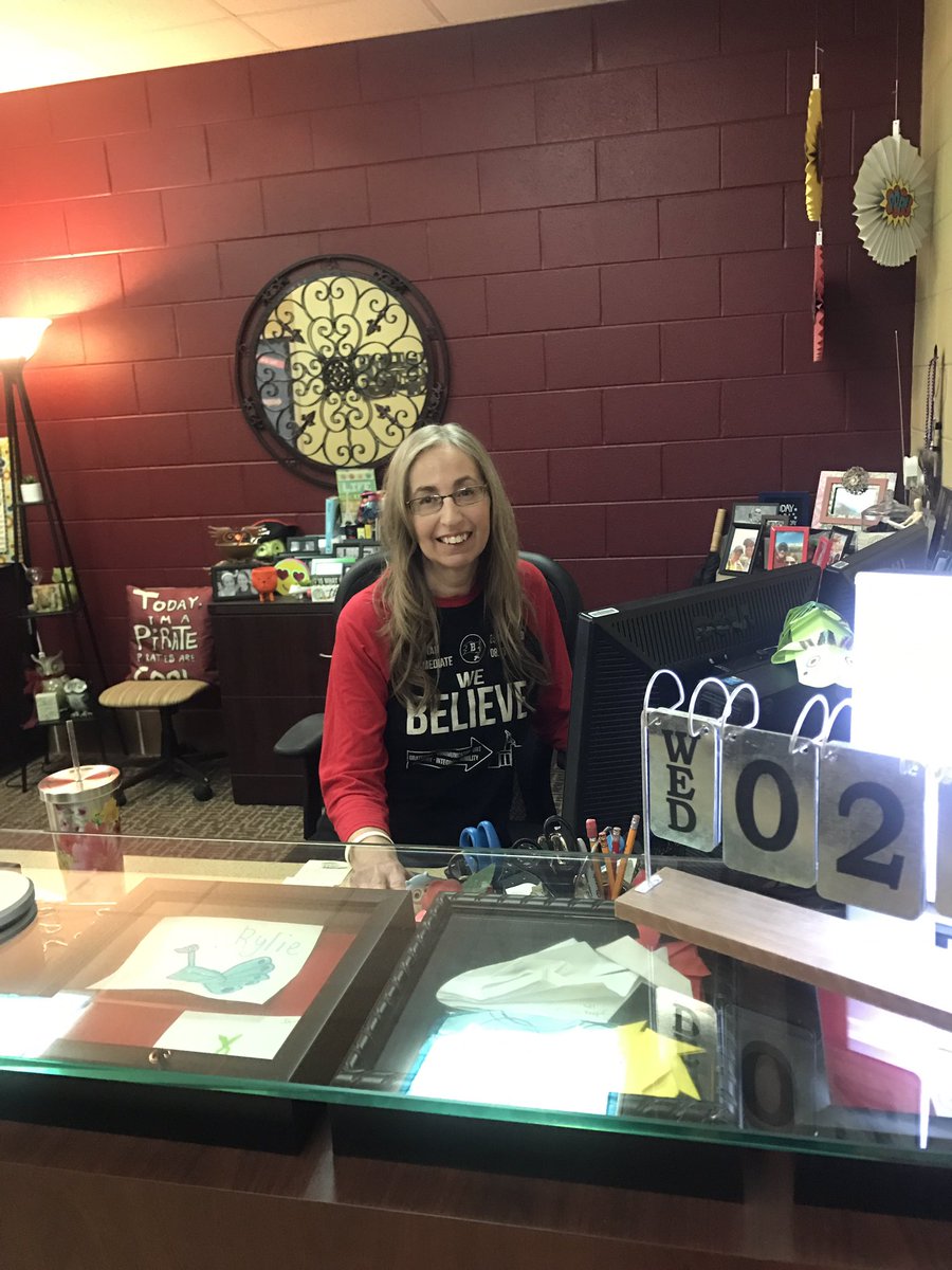 Mrs_KellyJewell's tweet photo. Ramona always goes above and beyond what her job requires.  She keeps the counseling office running smooth while being a mentor for many of our students!  @bsa1968 @BuchananPirates #BeCohort1 https://t.co/nPSGDCLWRv