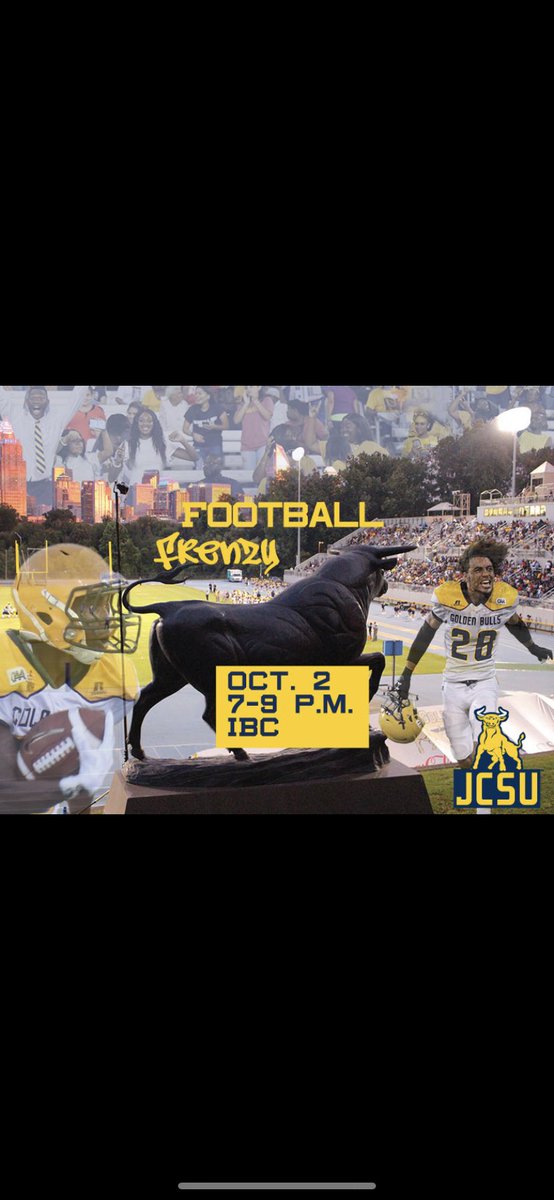 JCSURoyalCourt's tweet photo. Everybody make sure you come out today at the stadium and come get HYPE for the football Frenzy @7! @JCSUniversity https://t.co/4n9wIh3UJa