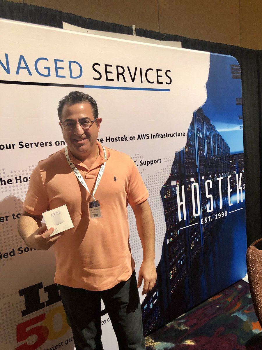Congratulations to Peter! He was our first Apple AirPods winner at CF Summit 2019! We still have one more pair to giveaway so be sure to stop by our booth! #CFSummit2019 #ColdFusion