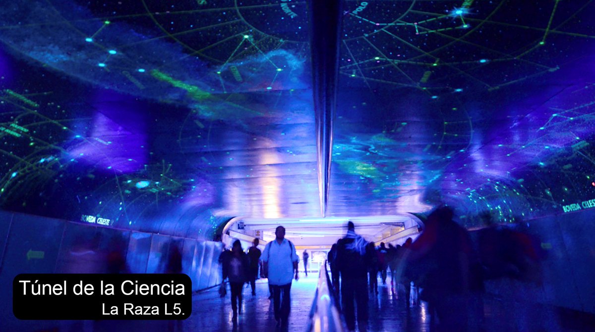 MetroCDMX's tweet photo. En #LaRaza #L5 se encuentra una Bóveda Celeste, pequeño planetario diseñado por el Ingeniero José de la Herrán. https://t.co/V0sTxgT9rv