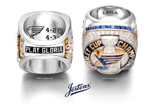 Alex Steen on the Blues championship rings: "Man, they nailed it. They really nailed it. Just little details, the story behind every little detail on the ring, makes them so much more special. The ring signified the whole run that we had—how everyone was connected and involved”