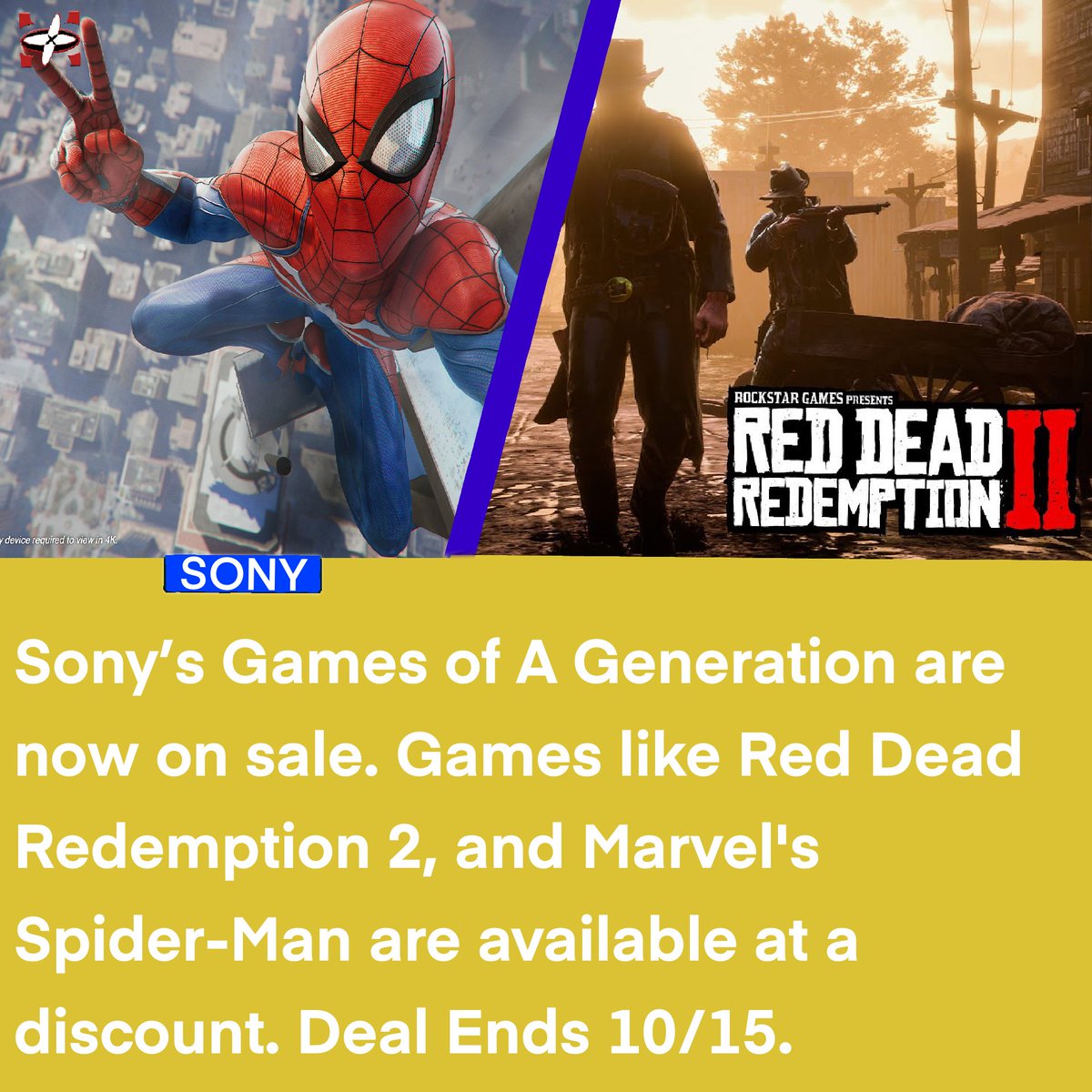 MaterializedG's tweet photo. If you haven’t gotten them already it’s time to look into the #gamesofageneration. #Sony is offering huge #discounts on some of your #favorite titles. #gaming https://t.co/pWWnYNKdgo