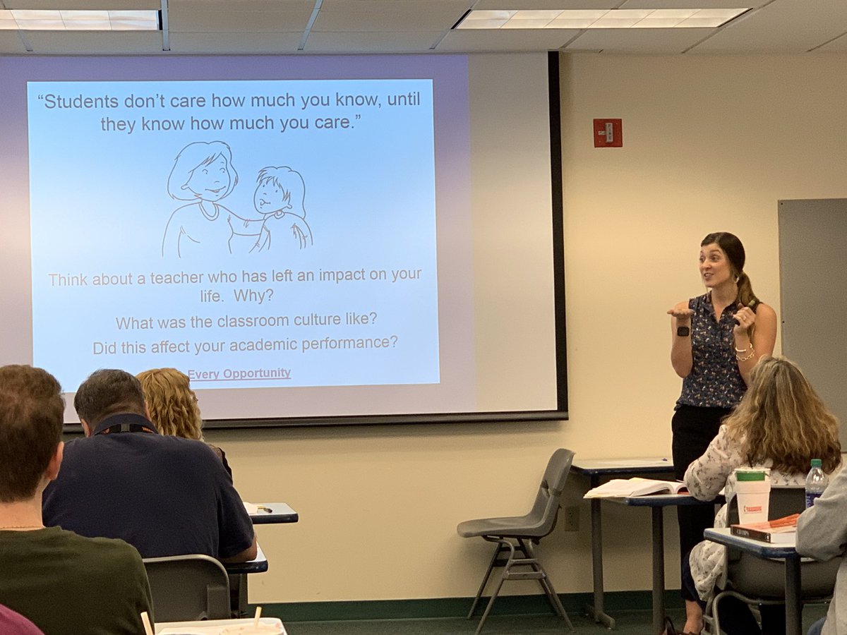 dwmhowe's tweet image. Very fortunate to be able to attend CHAMPS classroom management training today! Thank you Kaytlynn Milliken for doing an awesome job of balancing theory and practical application! #vcschamps,#safeandcivilschools,@KayMilliken