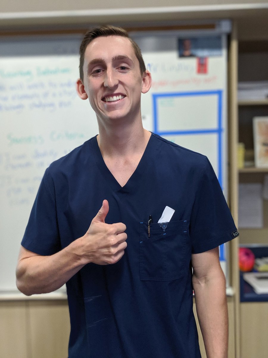 Blindley15's tweet photo. Special guest Jeff Dixon stopped by our homeroom to discuss his job as a Certified Nursing Assistant. He discussed the investigative component of the RIASEC! #CVwow #RIASEC @CajonValleyMS @CajonValleyUSD https://t.co/A036JBhbag