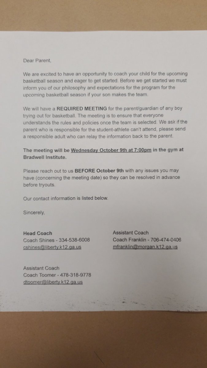 boys_bradwell's tweet photo. Basketball tryout info!! #Parentletter https://t.co/pE3Z731Xu5