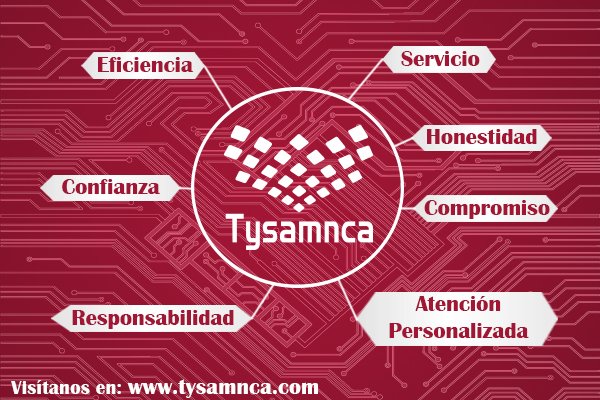 Tysamnca_'s tweet photo. 🌿En #Tysamnca nuestros valores se basan en la innovación,calidad de servicio,eficiencia,honestidad,confianza y atención personalizada
Te garantizamos responsabilidad y compromiso,contáctanos: info@tysamnca.com (0212) 7519464/7519335,https://t.co/R3mSDdPArT #2Oct #FelizMiércoles https://t.co/fIXdMiefgt