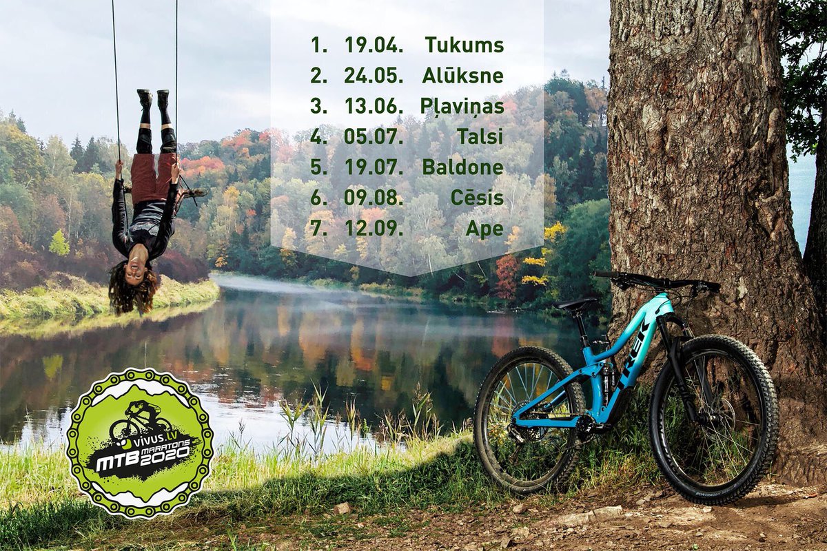 Tiekamies 2020. gadā! 

Būsim priecīgi, ja tiksimies vismaz 7 reizes 366 dienu laikā! 😎

@TukumaDome <a href="/Milzkalns/">Milzkalns</a> 
@Aluksnes_novads 
<a href="/PlavinuNovads/">Pļaviņu novads</a> 
<a href="/Talsu_novads/">Talsu novada pašvaldība</a> <a href="/TalsuKamparkaln/">TalsuKamparkalns</a> 
<a href="/Riekstukalns/">Riekstukalns</a> 
<a href="/Cesis_lv/">Cēsu novads</a>