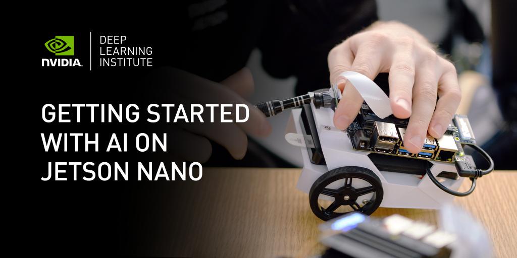 Take a class on us! Enroll in our “Getting Started with AI on Jetson Nano” #NVDLI course today. We want to put the power of #AI in your hands. nvda.ws/2N2qZN9