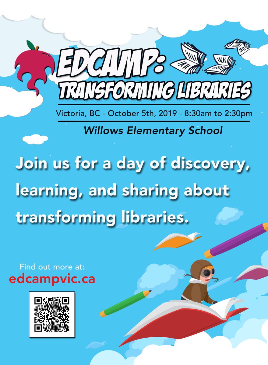 Registration has now closed for EdCamp. Please feel free to still come by, you just won’t be guaranteed a lunch. Visit edcampvic.ca for more information and see the sessions from afar! #sd61learn #sd62 #sd63