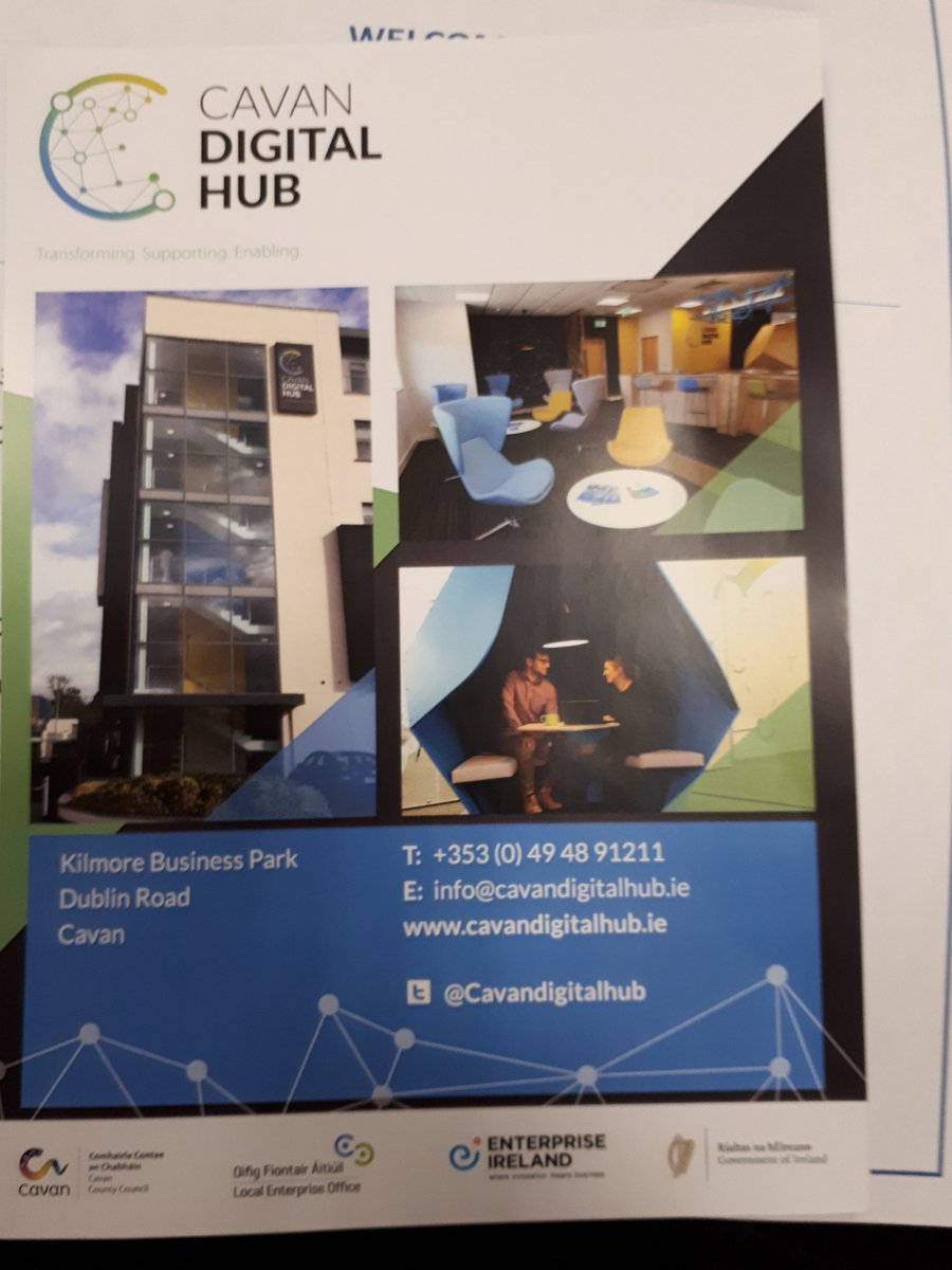 CoderDojoCavan's tweet image. Hearing all about the resources @CavanDigitalHub - if you are comuting from #Cavan then this is a great resource also good office space worth checking out. Pls RT