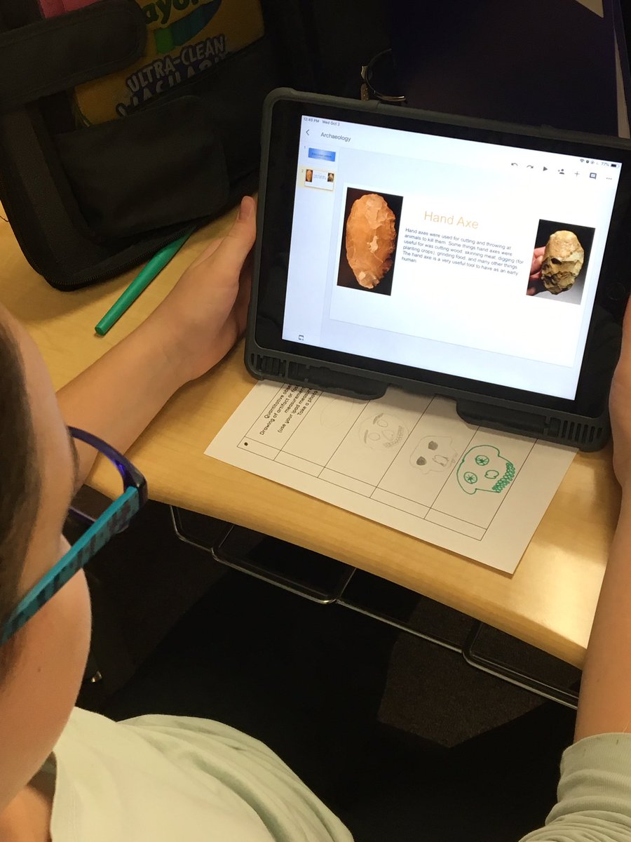 MrsHunterSS's tweet photo. Reporting our findings!! #archaeologyrocks @StationMS220 https://t.co/wmOn9wO15Y