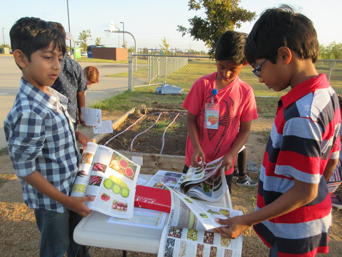 keikoroann's tweet photo. The first Garden Guru. This year's big idea is "What can we do with our garden for our community to show our gratitude?" The kids will come up with ideas, discuss and execute the projects. They also learned about the cool/warm-season crops and what they could plant now. #rjlyear6 https://t.co/4uzfxStXmd