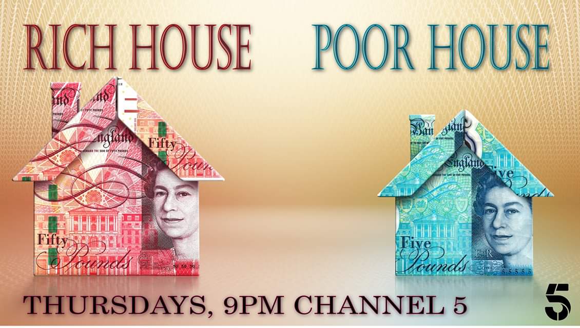 Ever wondered how the other half lives?
Don't miss the first episode of <a href="/richHpoorH/">Rich House Poor House</a>, this Thursday at 9pm, on <a href="/channel5_tv/">Channel 5</a>
