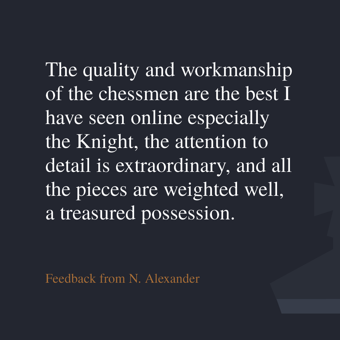 TheChessBaron's tweet photo. A snippet from a very kind email received recently, its great to hear that we are delivering on both quality and service. https://t.co/sKOywMyhqc #feedback #chess #chesssets #chessboards #handcrafted #wood #chessbaron #reviews #somerset https://t.co/HyvJZJC4cD