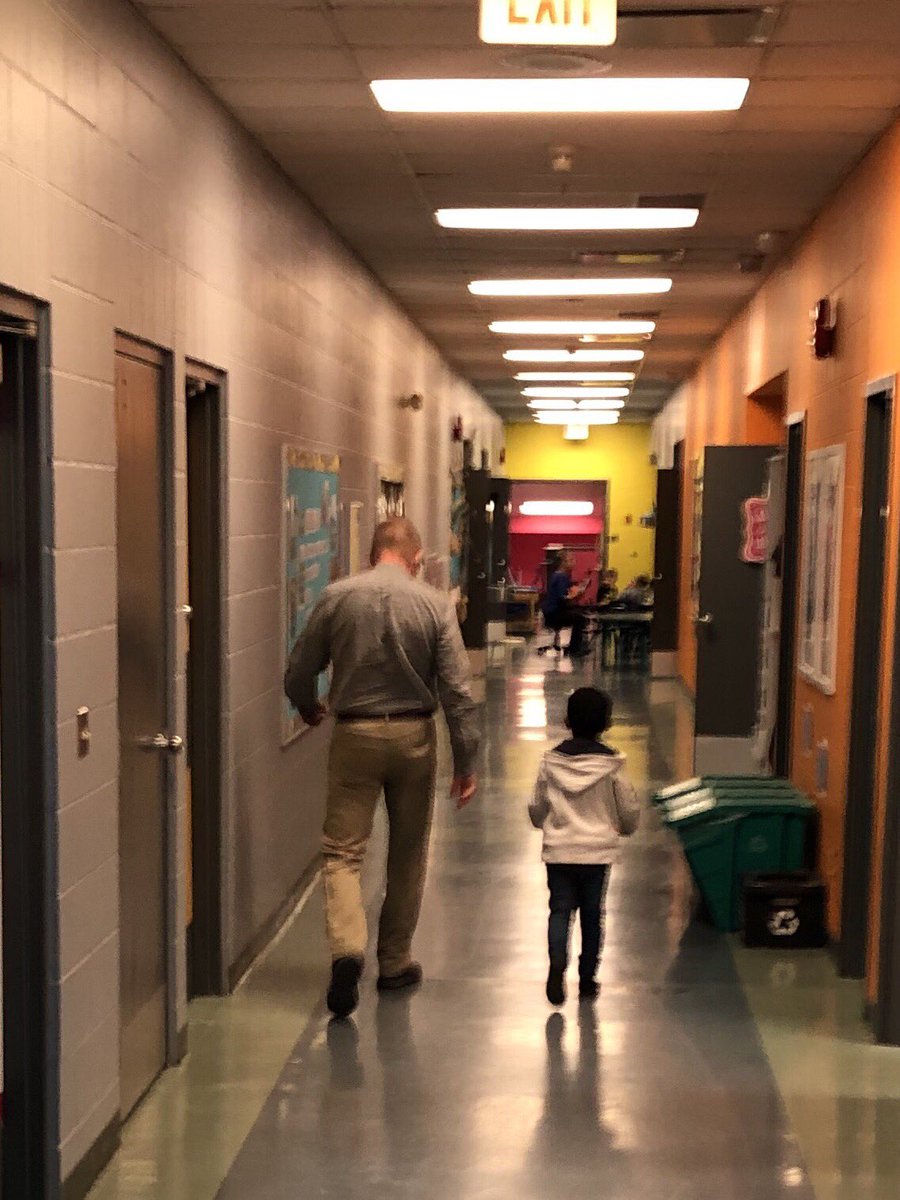 Kindergarten student:  hey Mr. van Eerden - come see the book that the grade one class gave to me!                 Mr. van Eerden:  awesome - let’s go #weareallacs