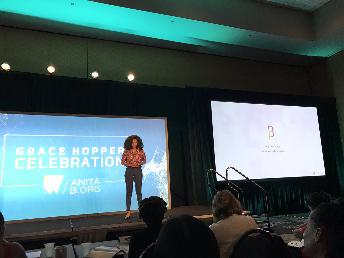 BestFit #PitcHER #GHC19 finalist is helping close the gap in college decision making!