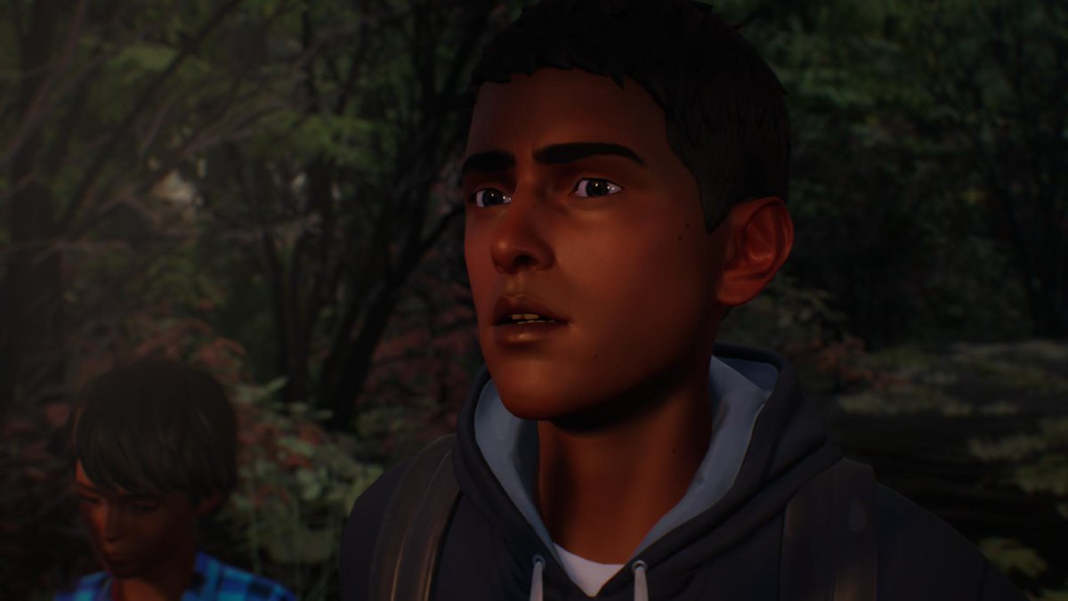 limblessguy's tweet image. I tried to play LiS 2 using Wine on fresh installation of Linux and now Sean and Daniel are Indian and Claire is some evil anime villain