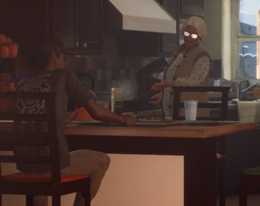 limblessguy's tweet image. I tried to play LiS 2 using Wine on fresh installation of Linux and now Sean and Daniel are Indian and Claire is some evil anime villain