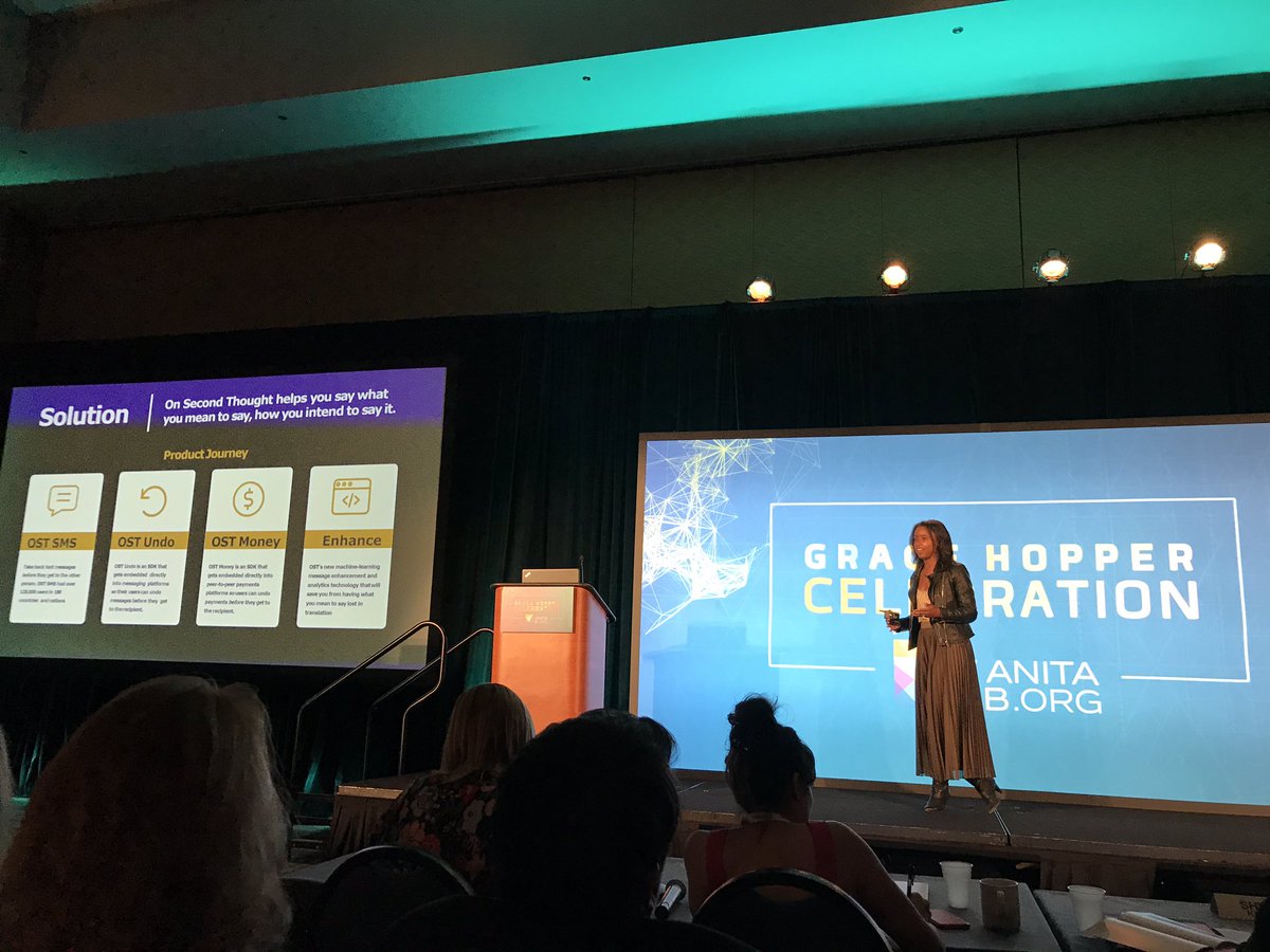 Do you wish you could take back a message you’ve sent? <a href="/OnSecondThought/">On Second Thought</a> finalist at #PitcHer #GHC19 can help you!