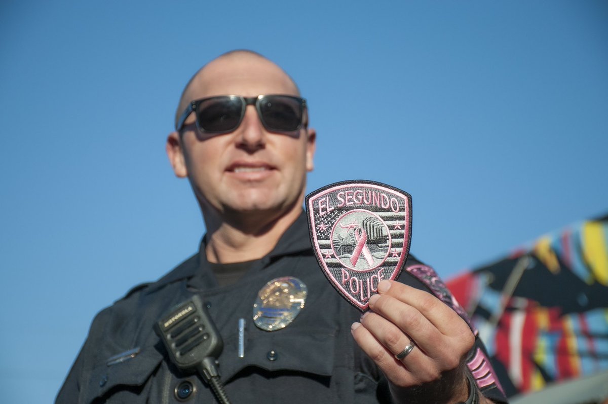 elsegundopd's tweet image. Sgt.Atkinson wants you to buy our 2019 #pinkpatch to help raise funds as well as awareness for breast cancer research. Stop by the ESPD lobby to get yours today! Or, visit: espdppp.com to order online! #pinkpatchproject #BreastCancerAwareness