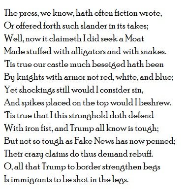 funkyiambs's tweet photo. Border Moat - A Sonnet
#Donnets https://t.co/x8PnNQxKmL