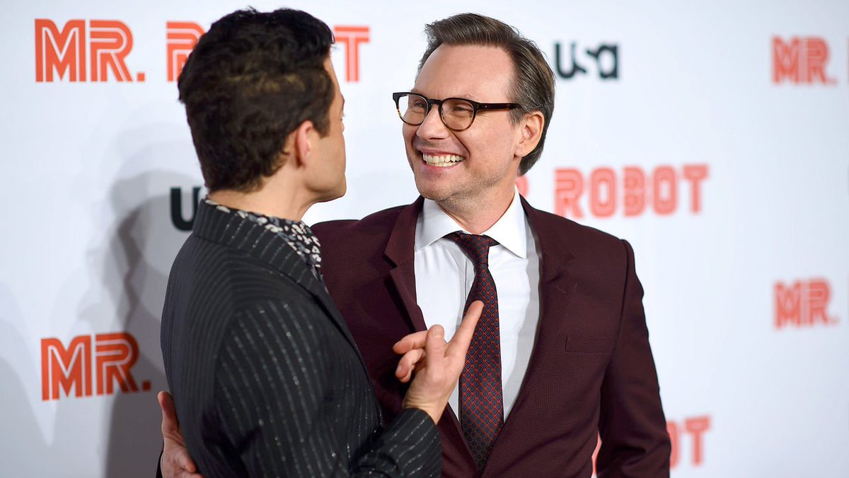 USANetwork's tweet image. Last night we took over the red carpet. Don&apos;t miss the Final Season of @whoismrrobot starting this Sunday at 10/9c on USA Network. usanet.tv/MrRobotParty