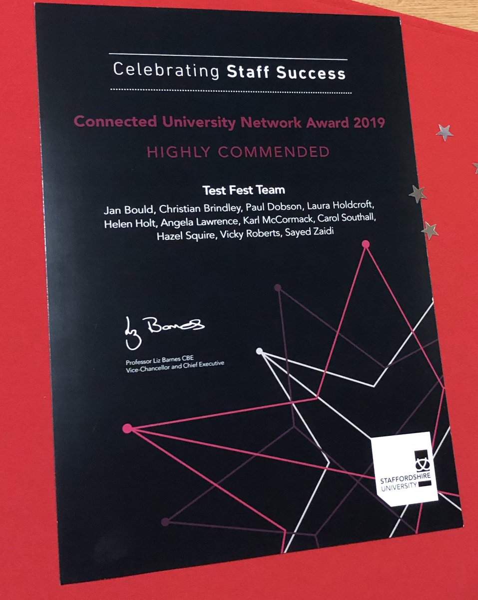 Top afternoon at the @StaffsUni Celebrating Staff Success 2019 Awards #Proudtobestaffs #winners <a href="/HelenLHolt/">Helen Holt</a> @AlisonPhillipss <a href="/StaffsUniRob/">Rob Oakes</a> <a href="/Octavius1701/">Gareth</a> <a href="/Andrew_Proctor/">Andrew Proctor</a> <a href="/maccatakker69/">Alasdair Macdonald</a> <a href="/SimonBirkett/">Simon Birkett</a> <a href="/tyronemessiah/">Tyrone Messiah</a>