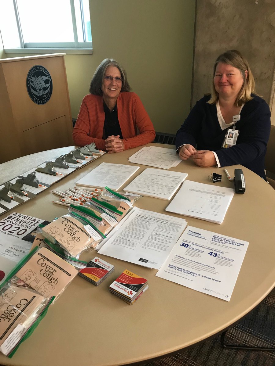 VibrantClinics's tweet photo. Vibrant health is proud to be the student health clinic for UWRF. Today we held a flu shot clinic for staff to keep them powered by health and wellness. #BeVibrant https://t.co/KhKe50tBVJ