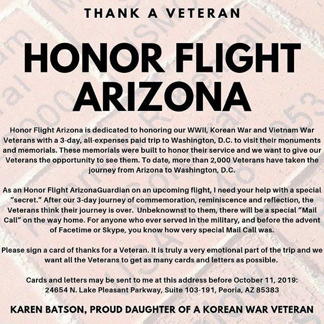 karenbatson's tweet photo. #thankaveteran #honorflightaz https://t.co/h5V2Iz3pFc https://t.co/DG7Y1KVZ73