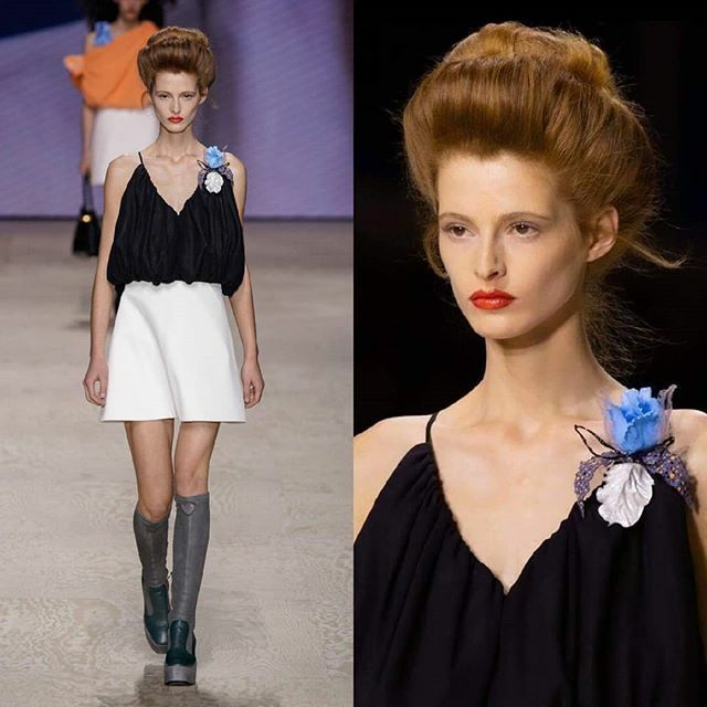 #ClementineBalcaen [@clementine_bal] for @louisvuitton SS20.

Creative Director: @nicolasghesquiere
Styling: @marieameliesauve
Hair: @duffy_duffy 
MUA: <a href="/patmcgrathreal/">Pat McGrath</a>
Casting: <a href="/ashleybrokaw/">ashley brokaw</a> @bertmartirosyan #AlexiaCheval.

#LouisVuitton #PFW #SS20 ift.tt/2oF99E3