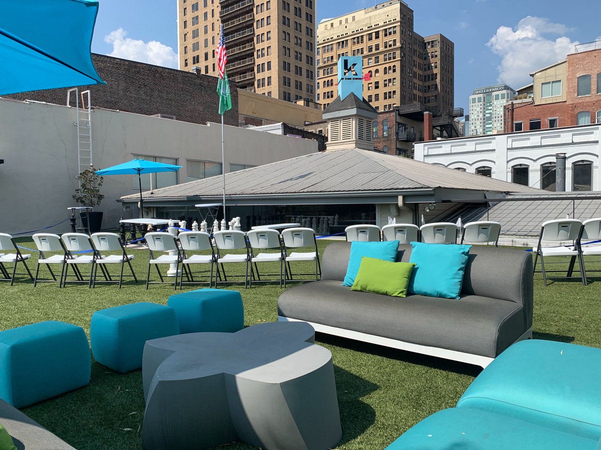 Getting ready for our 5th Annual Kinetic Cup. The fun tees off tomorrow at 3 pm! #KineticCup